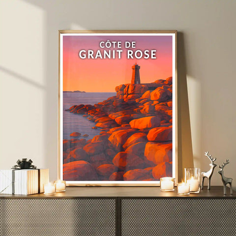 Affiche - Côte de Granit Rose
