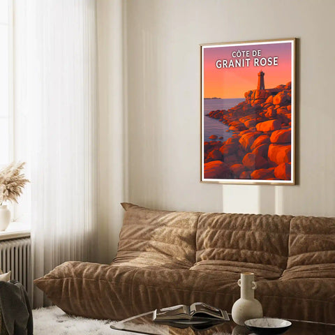Affiche - Côte de Granit Rose