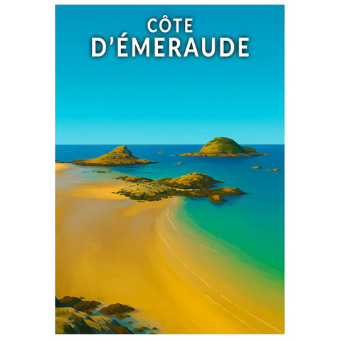 Affiche - Côte d'Émeraude