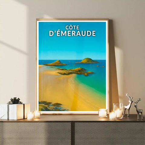 Affiche - Côte d'Émeraude