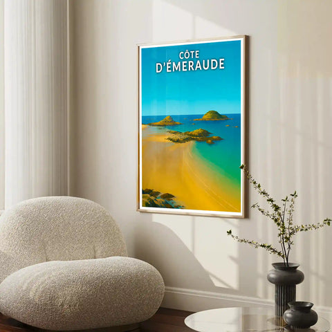 Affiche - Côte d'Émeraude