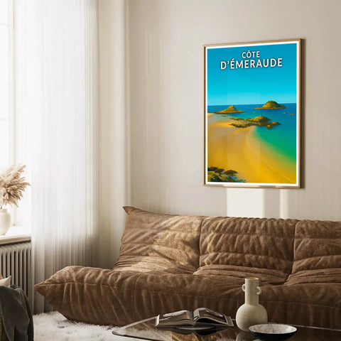 Affiche - Côte d'Émeraude