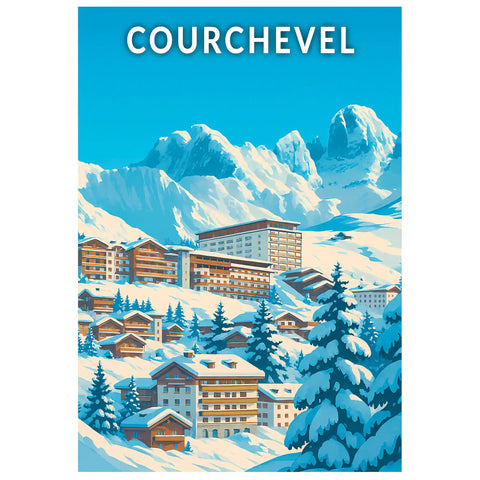 Affiche - Courchevel