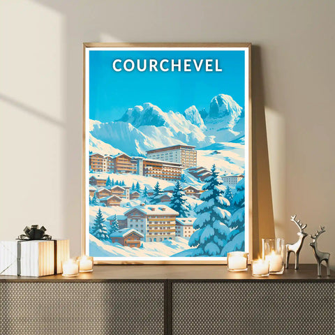 Affiche - Courchevel