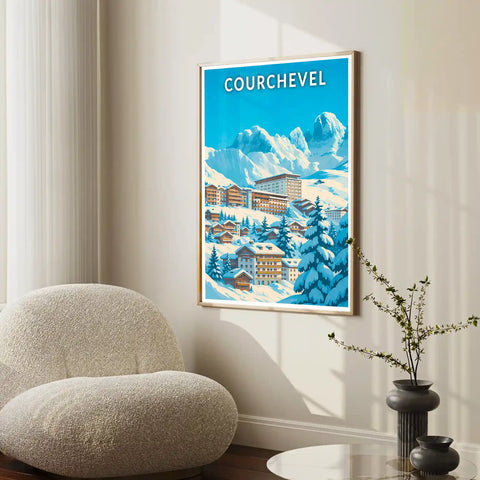 Affiche - Courchevel