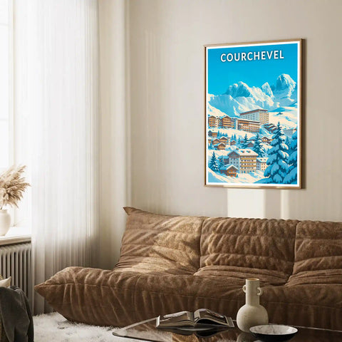 Affiche - Courchevel