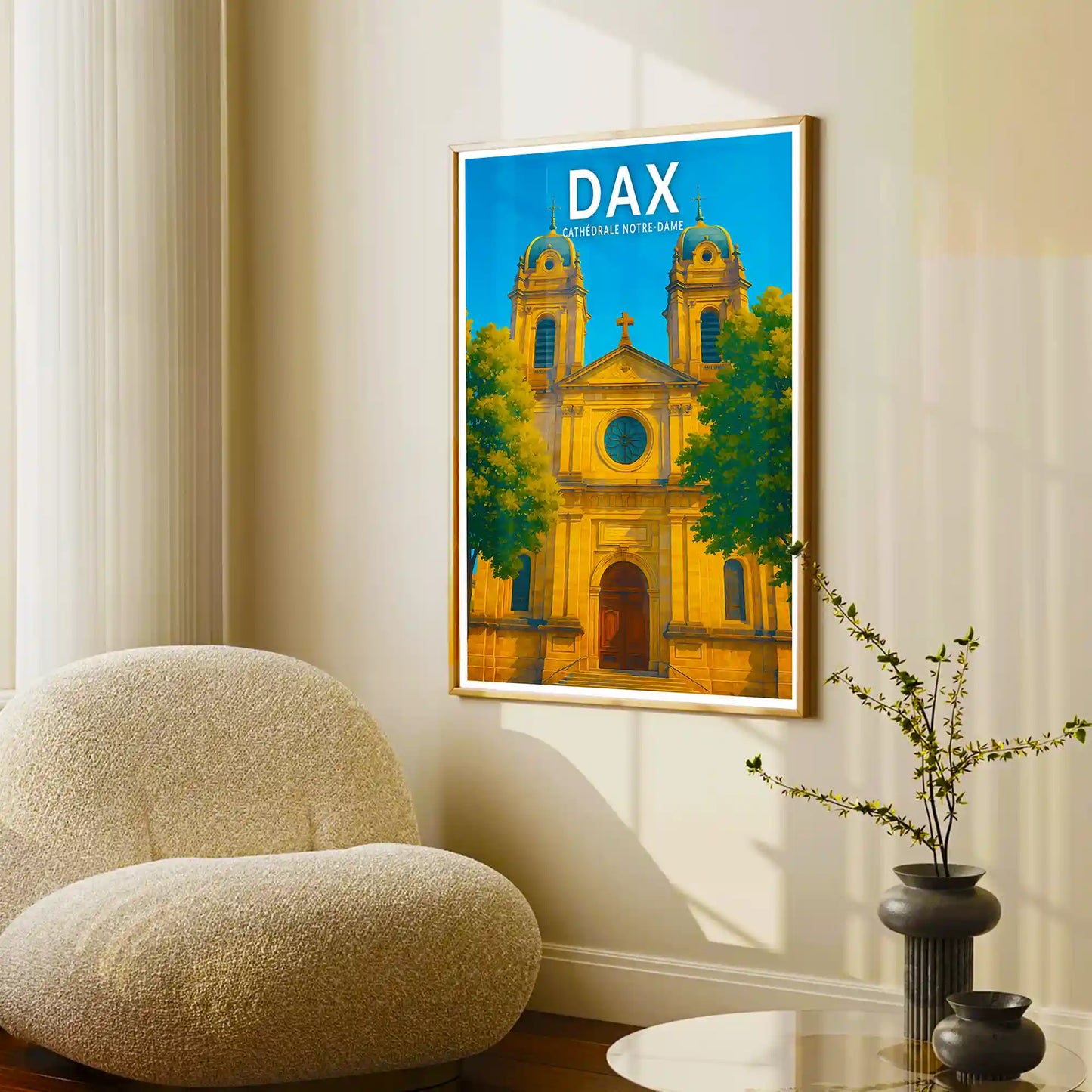 Affiche - Dax - Cathédrale Notre-Dame