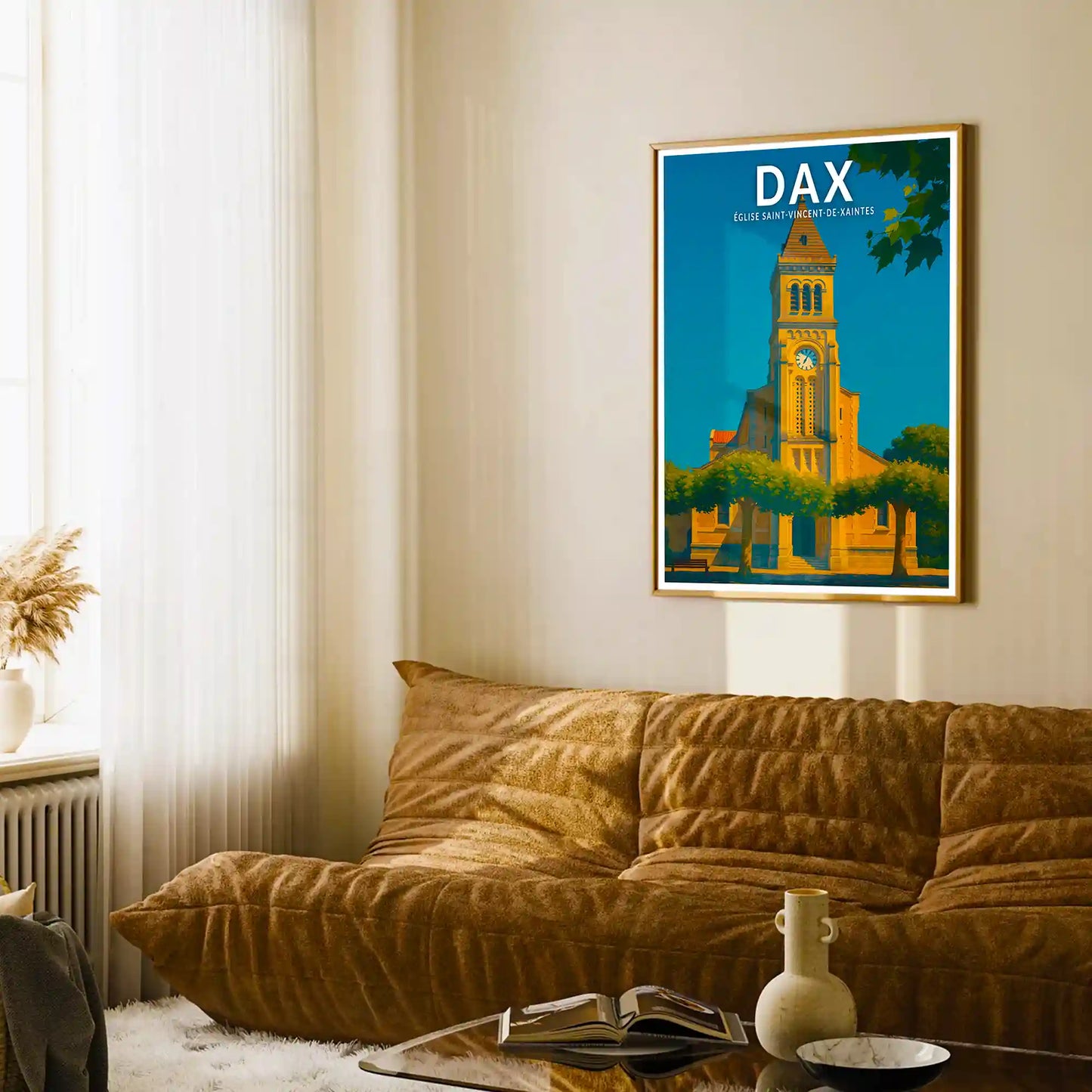 Affiche - Dax - Église Saint-Vincent-de-Xaintes