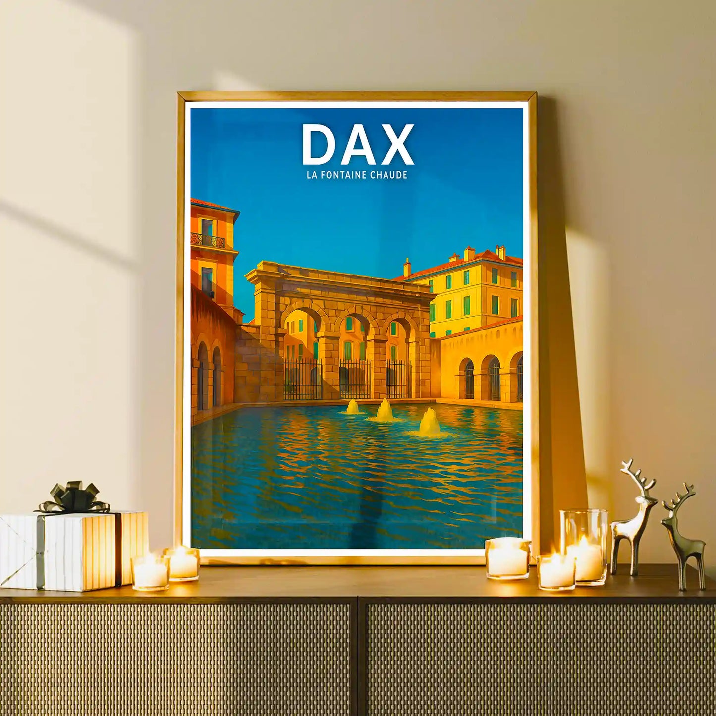 Affiche - Dax - La Fontaine Chaude