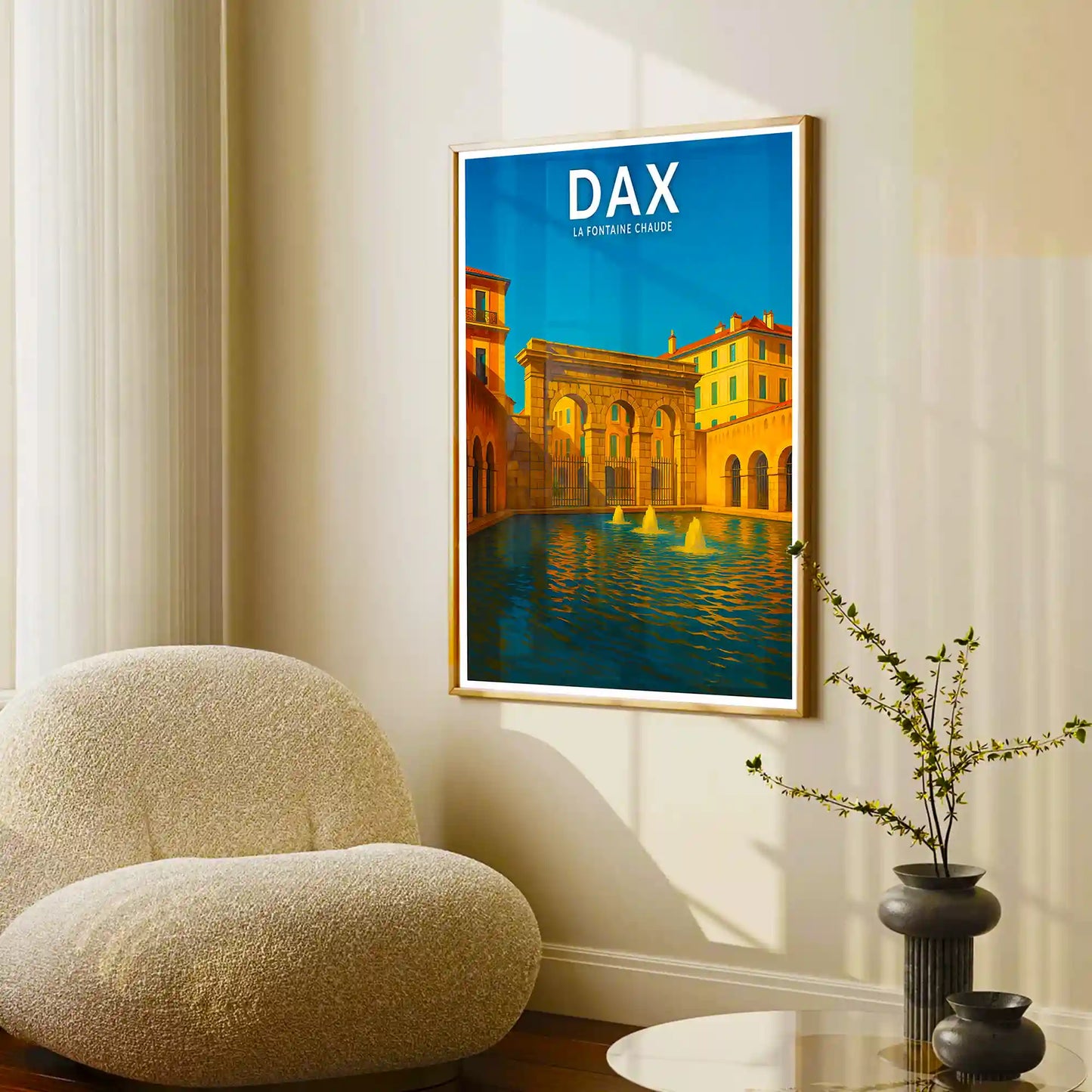 Affiche - Dax - La Fontaine Chaude
