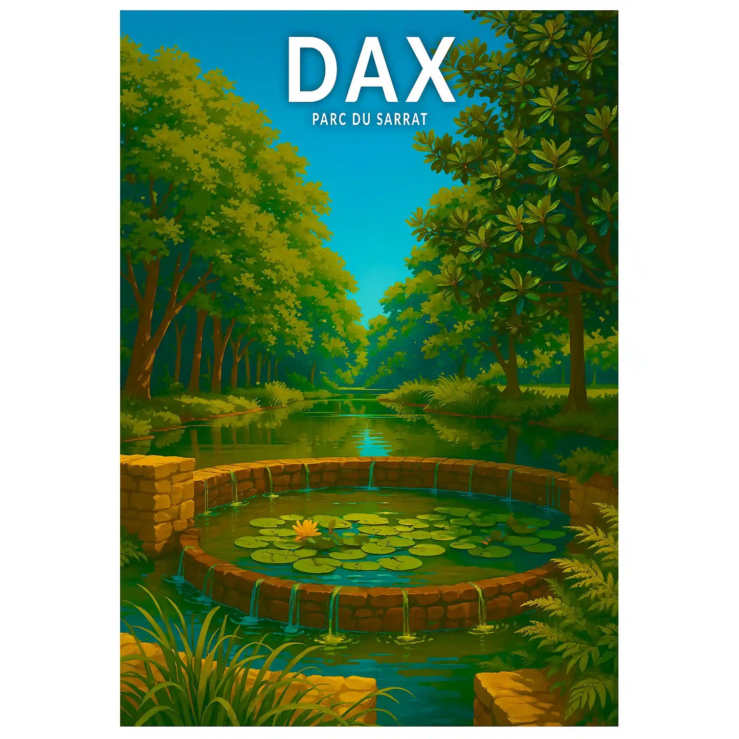 Affiche - Dax - Parc du Sarrat
