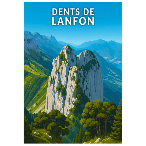 Affiche - Dents de Lanfon