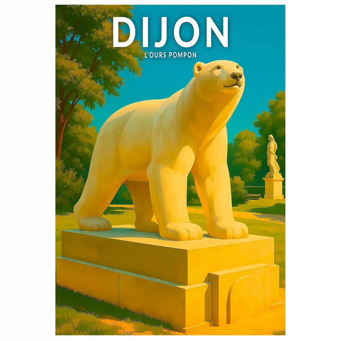 Affiche - Dijon - L'ours Pompon