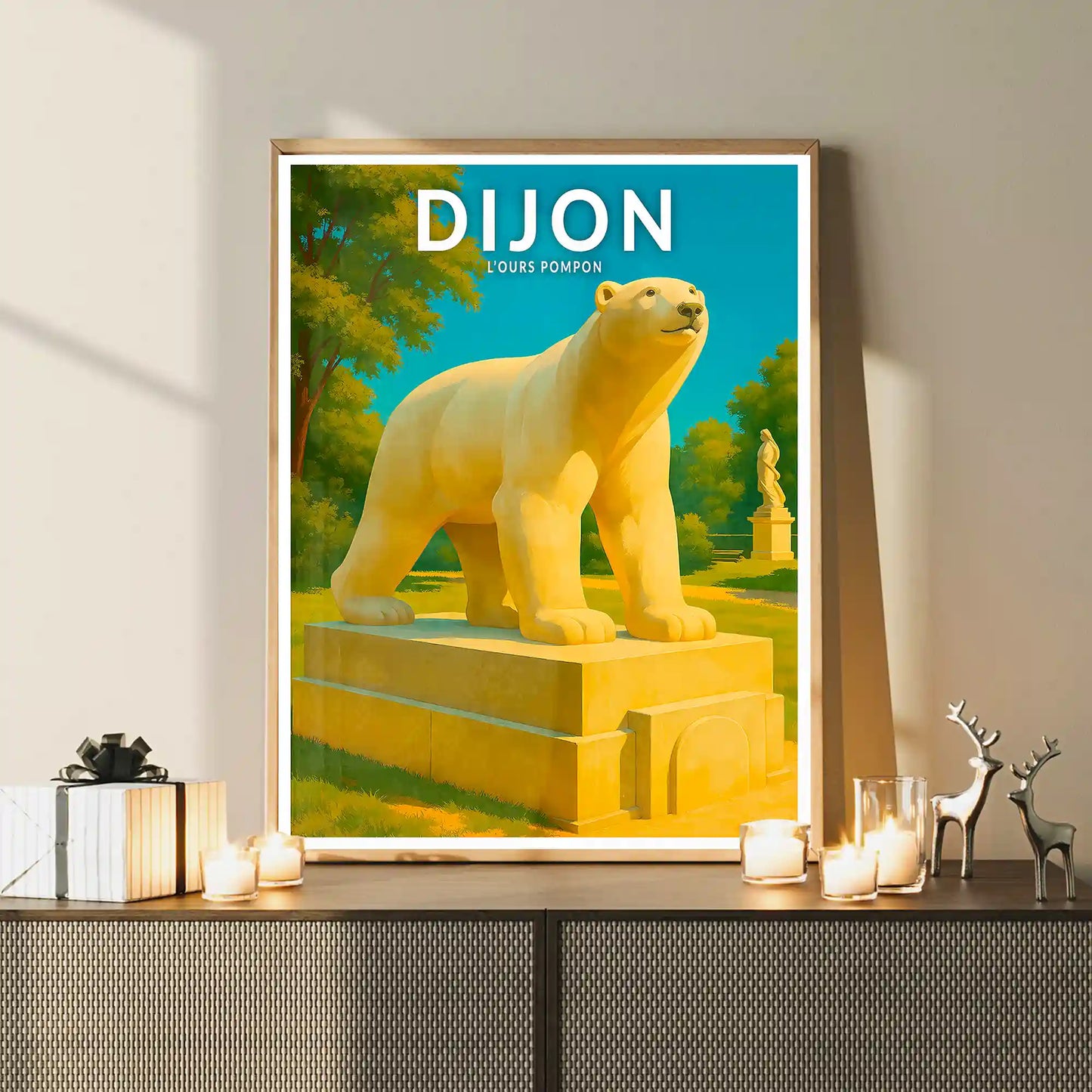 Affiche - Dijon - L'ours Pompon