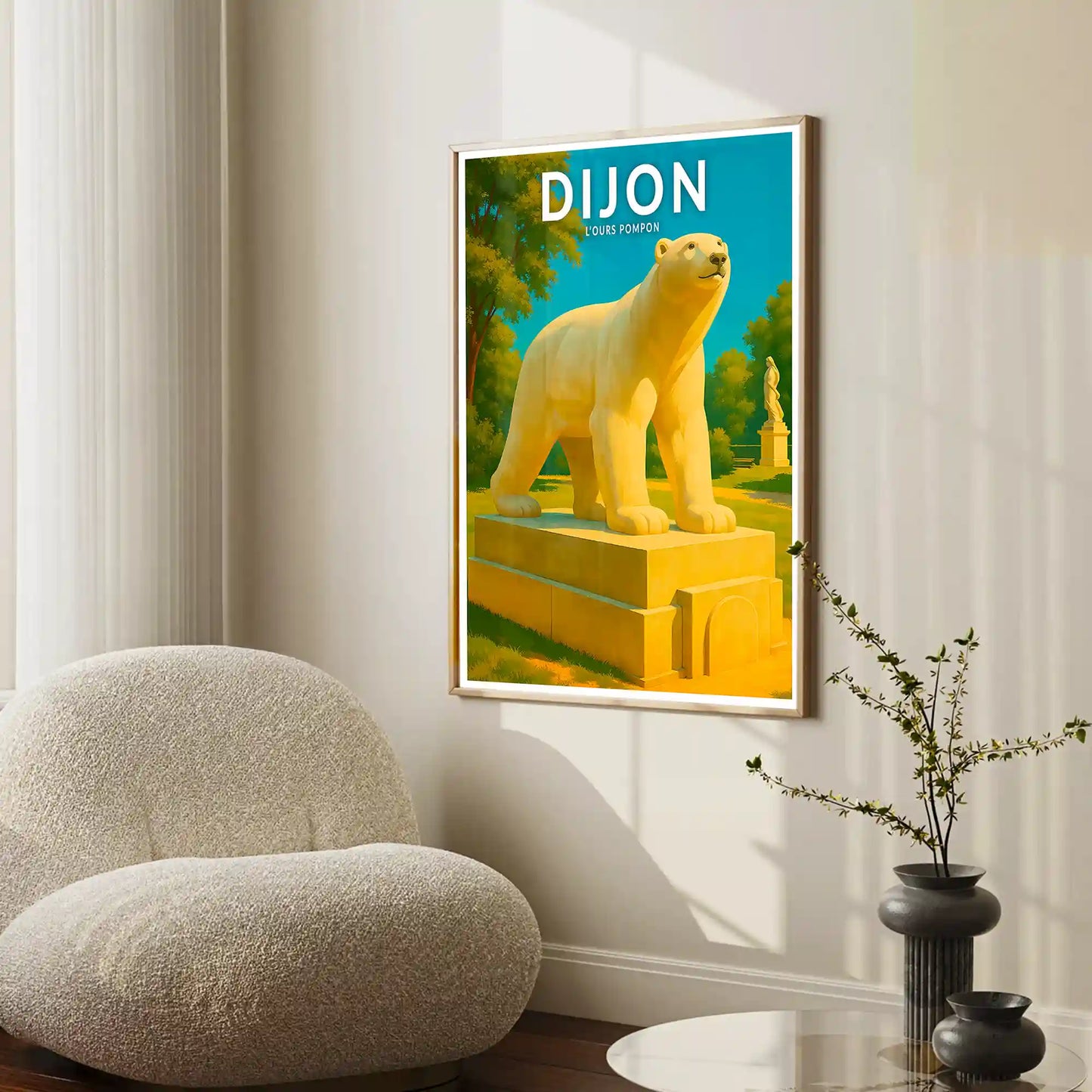 Affiche - Dijon - L'ours Pompon