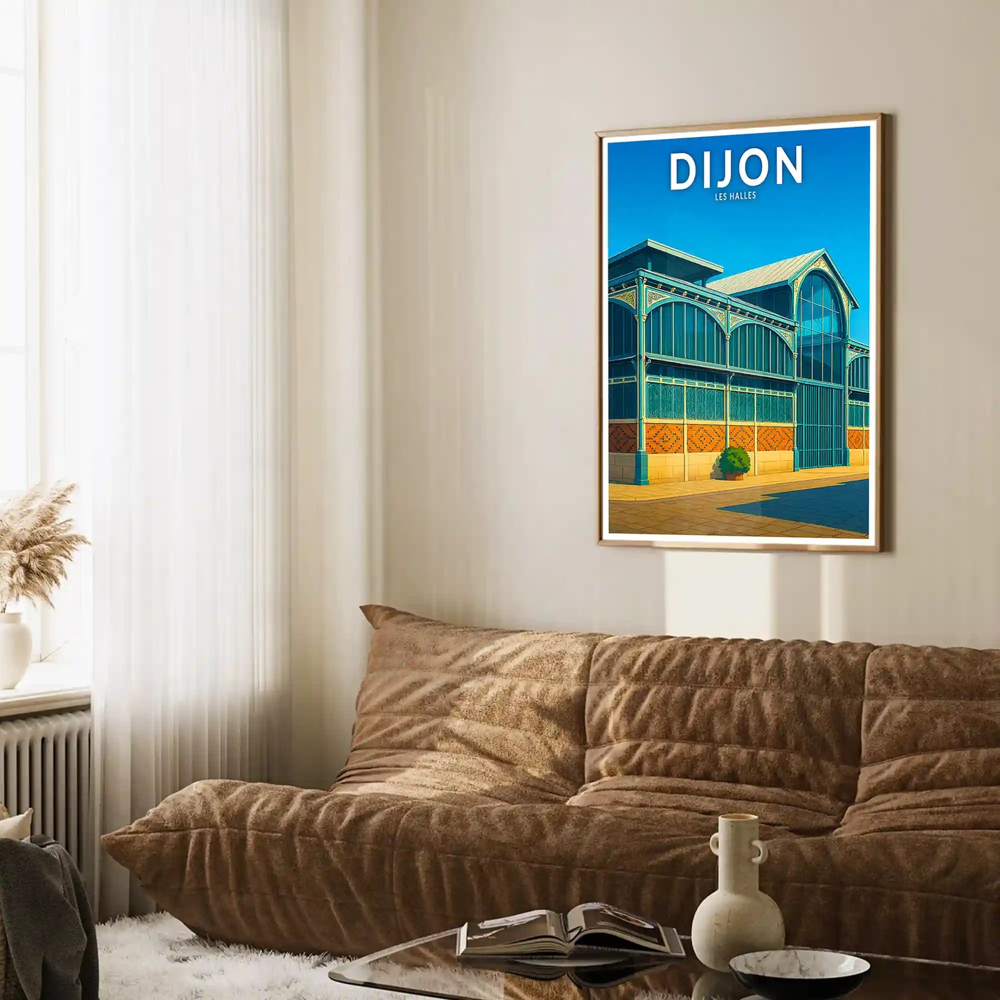 Affiche - Dijon - Les Halles