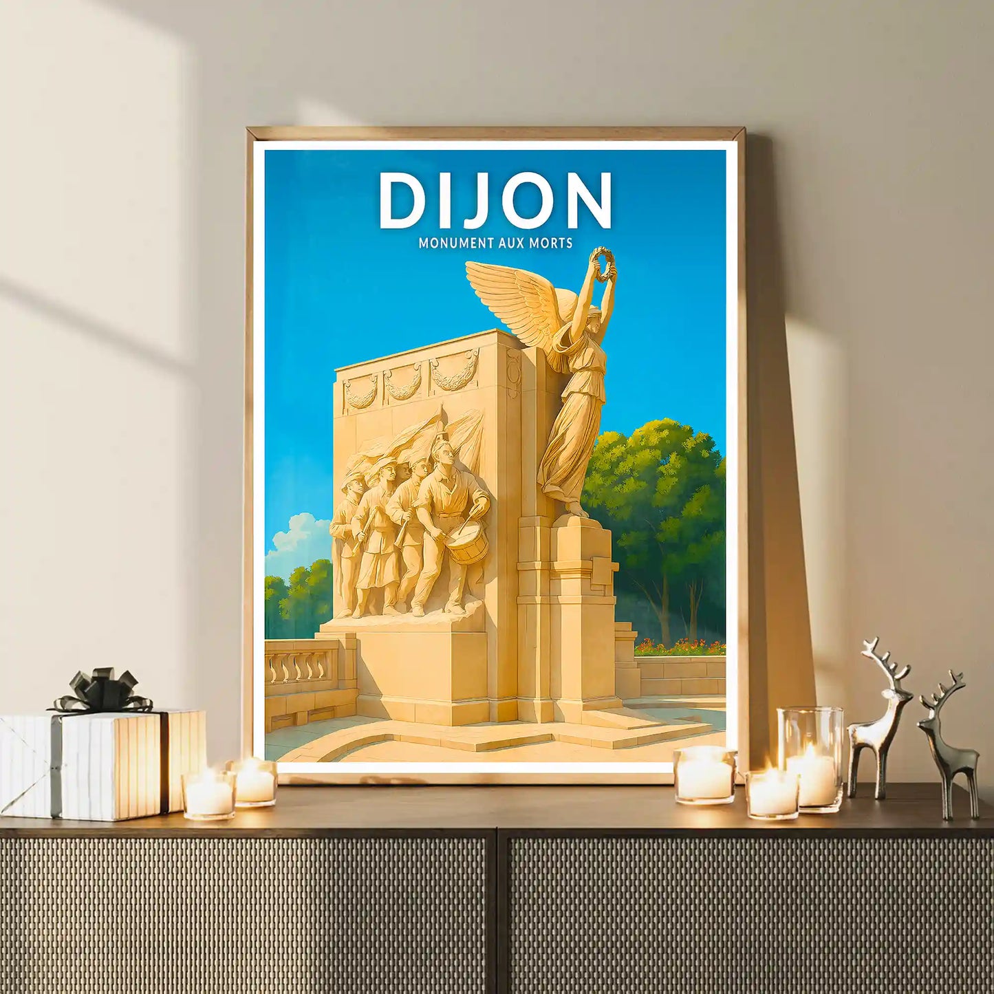 Affiche - Dijon - Monument aux Morts