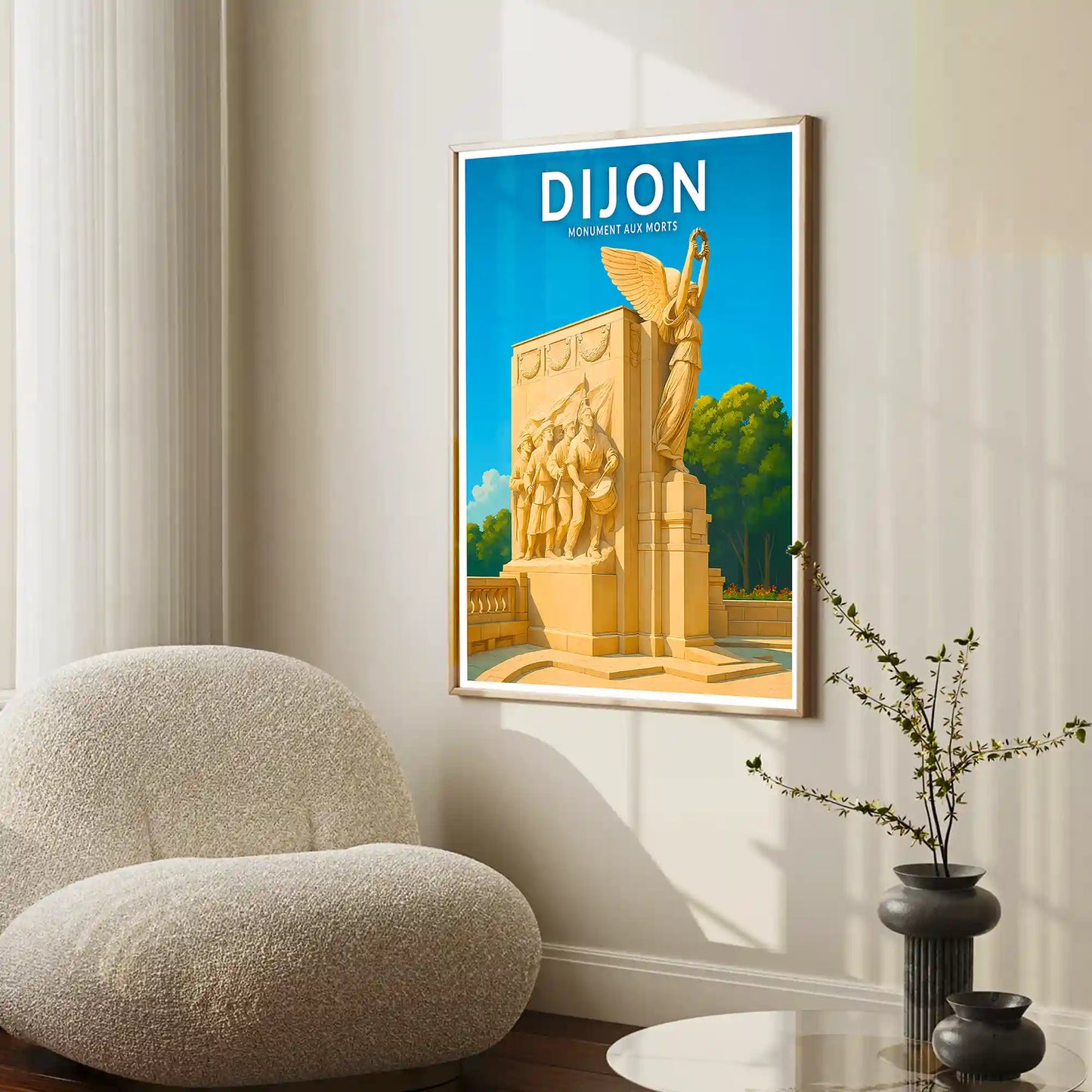 Affiche - Dijon - Monument aux Morts