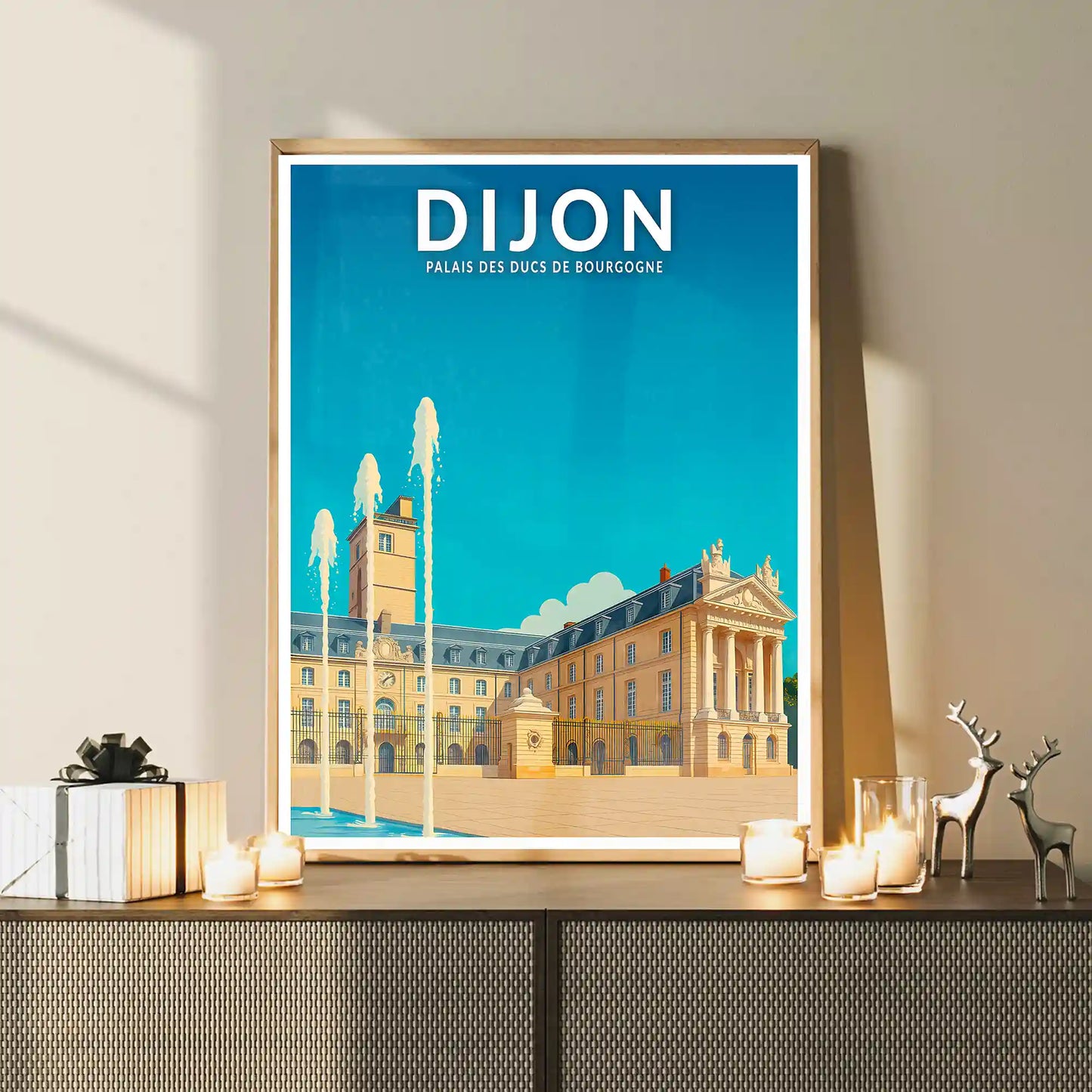 Affiche - Dijon - Palais des Ducs de Bourgogne