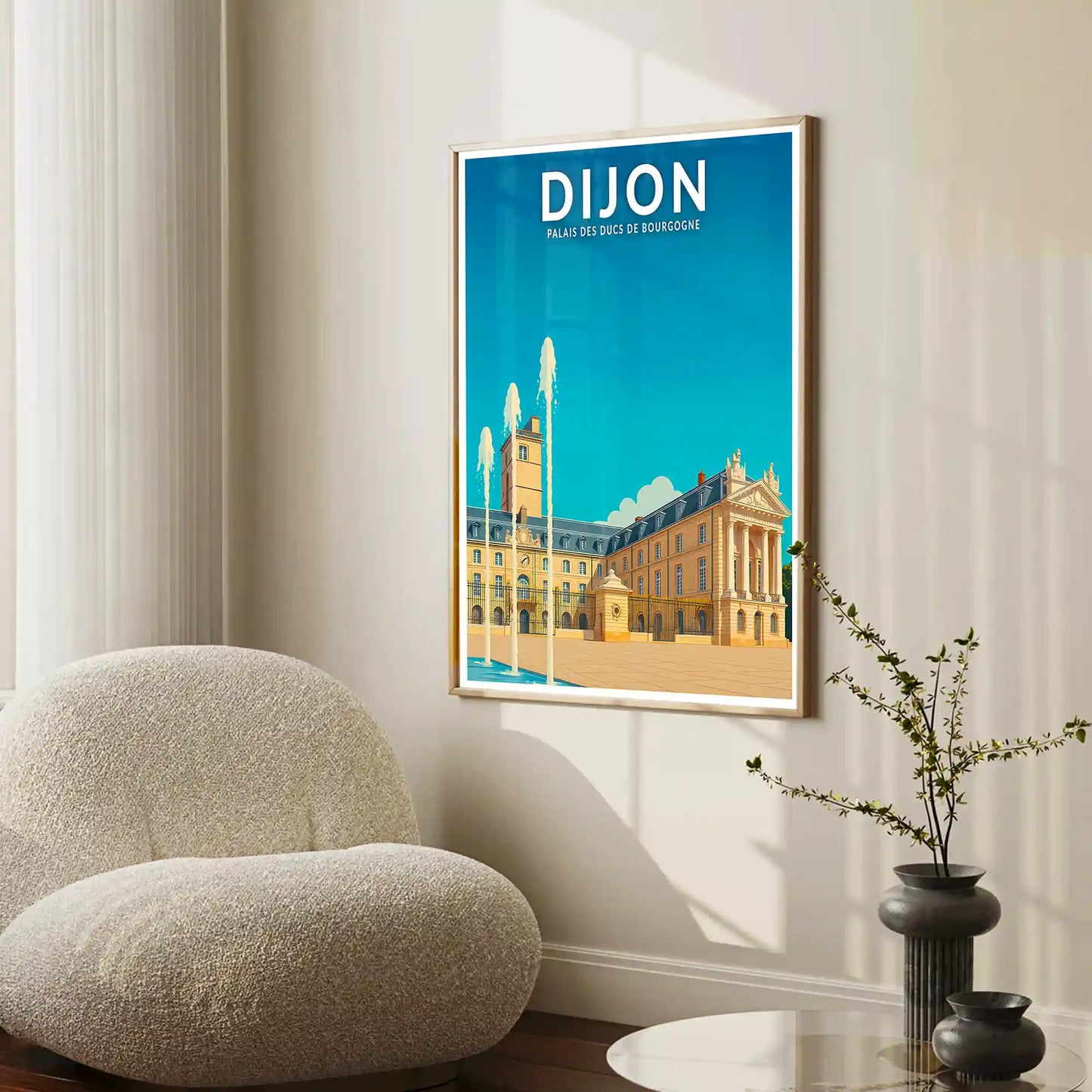 Affiche - Dijon - Palais des Ducs de Bourgogne