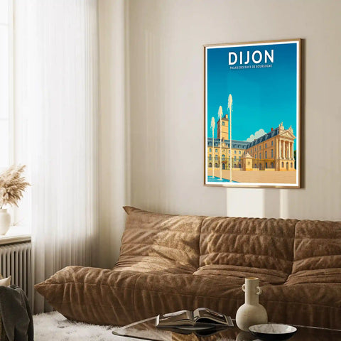 Affiche - Dijon - Palais des Ducs de Bourgogne