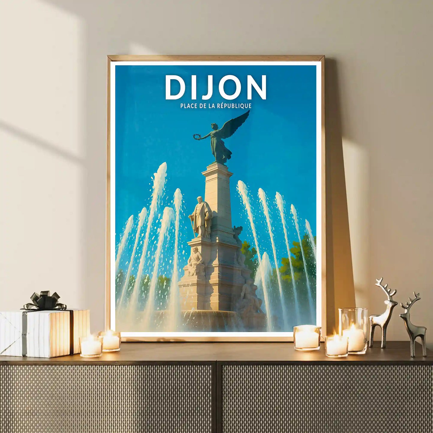 Affiche - Dijon - Place de la République