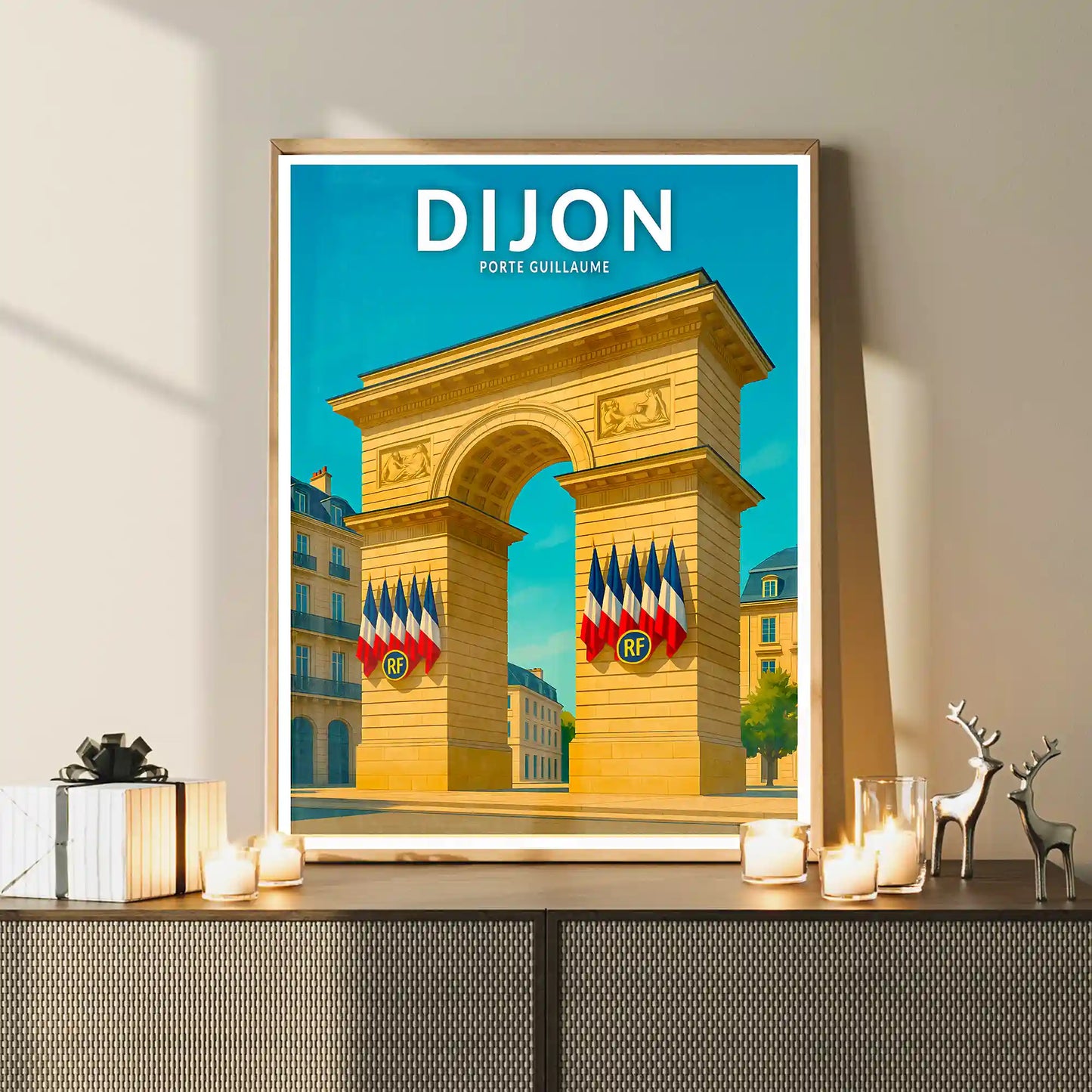 Affiche - Dijon - Porte Guillaume