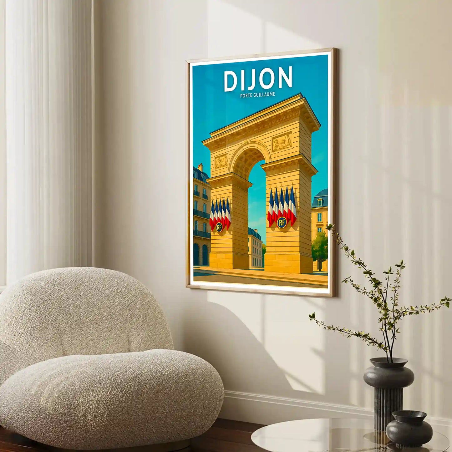 Affiche - Dijon - Porte Guillaume