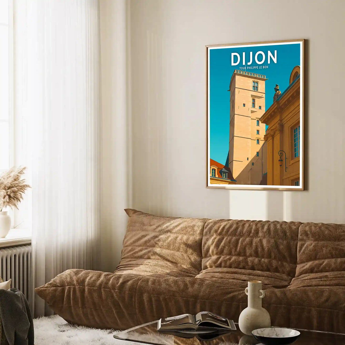 Affiche - Dijon - Tour Philippe le Bon