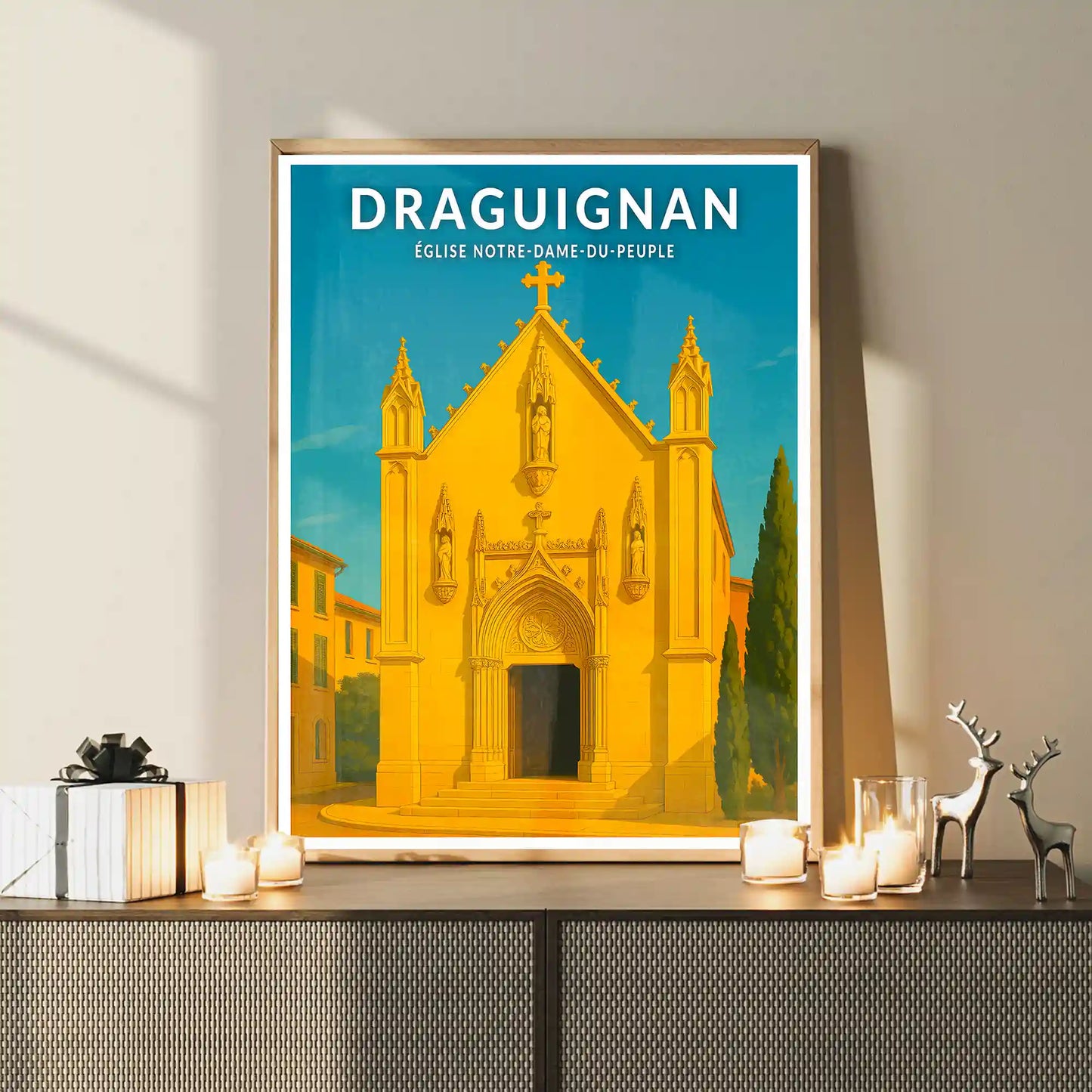 Affiche - Draguignan - Église Notre-Dame-du-Peuple