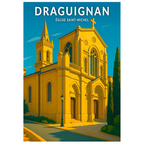 Affiche - Draguignan - Église Saint-Michel