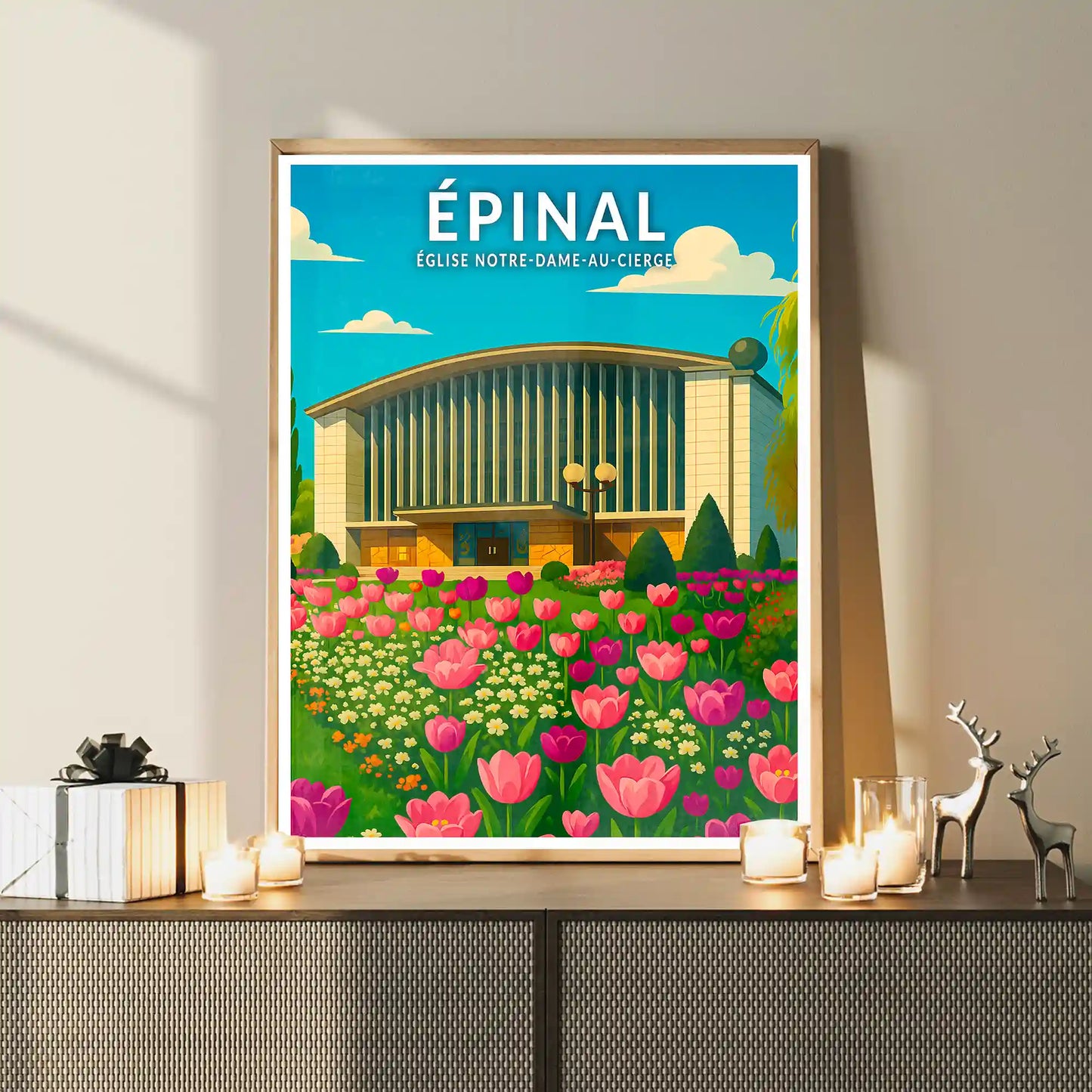 Affiche - Épinal - Église Notre-Dame-au-Cierge