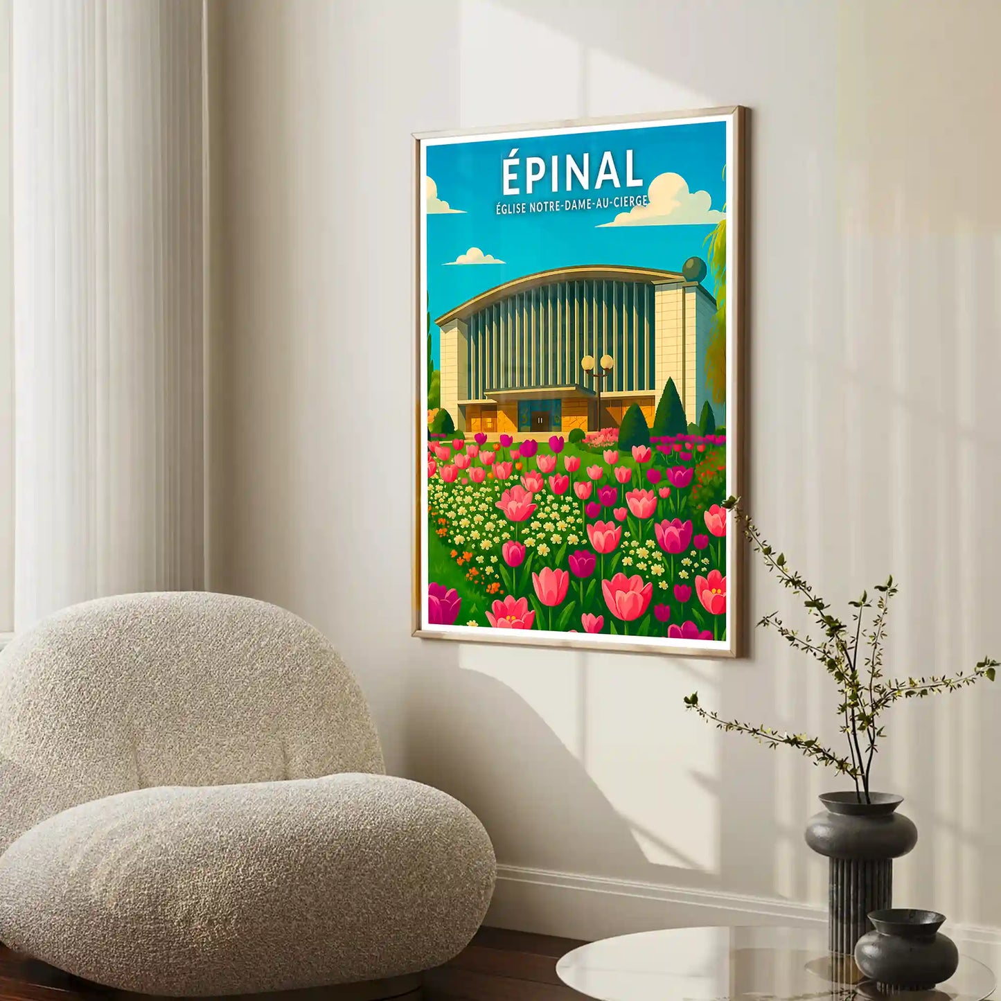 Affiche - Épinal - Église Notre-Dame-au-Cierge