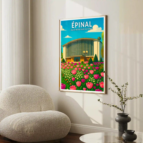Affiche - Épinal - Église Notre-Dame-au-Cierge