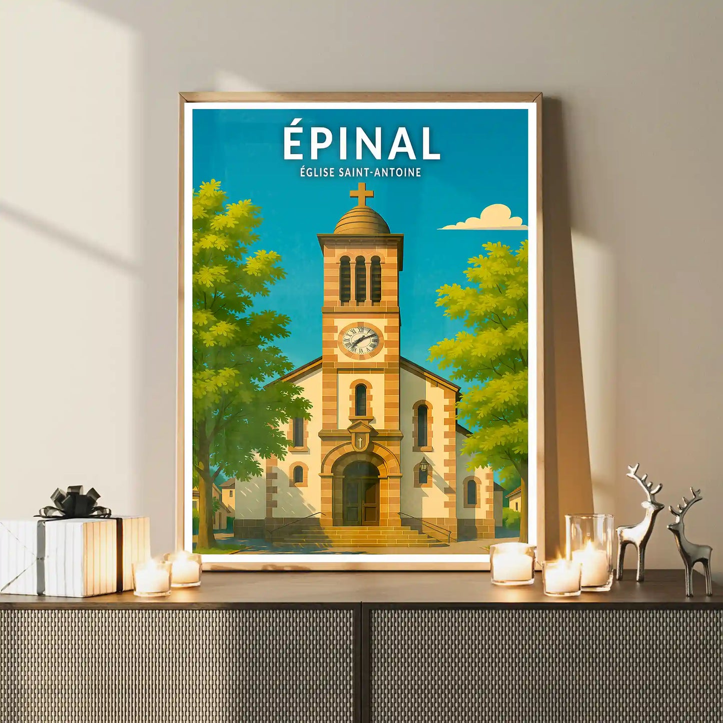 Affiche - Épinal - Église Saint-Antoine