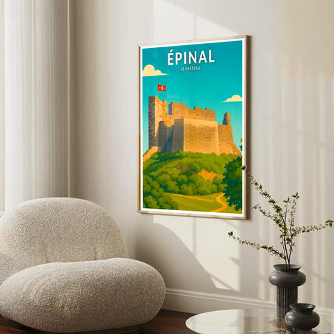Affiche - Épinal - Le Château
