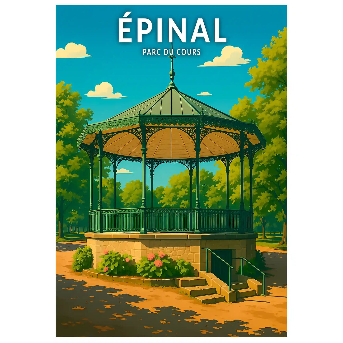 Affiche - Épinal - Parc du Cours