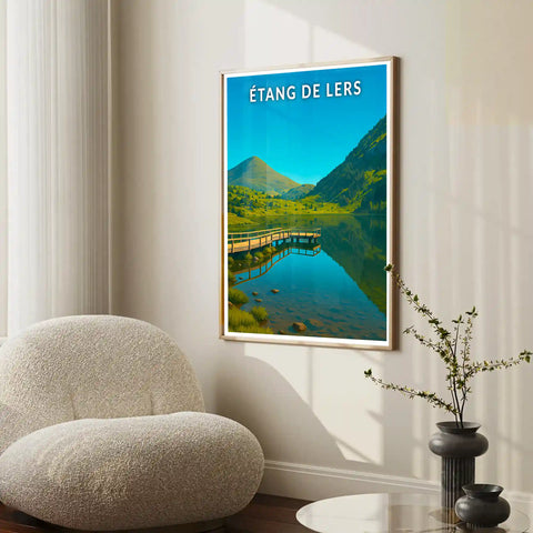 Affiche - Étang de Lers
