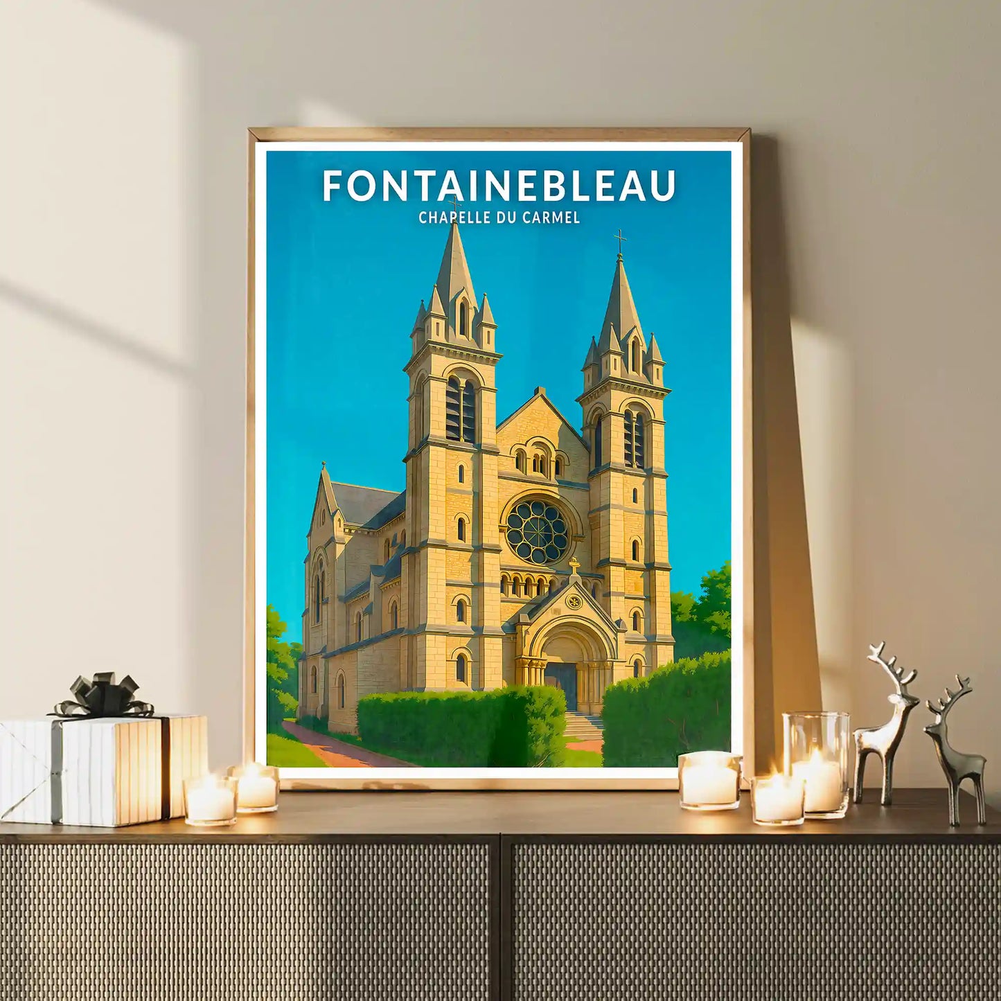 Affiche - Fontainebleau - Chapelle du Carmel