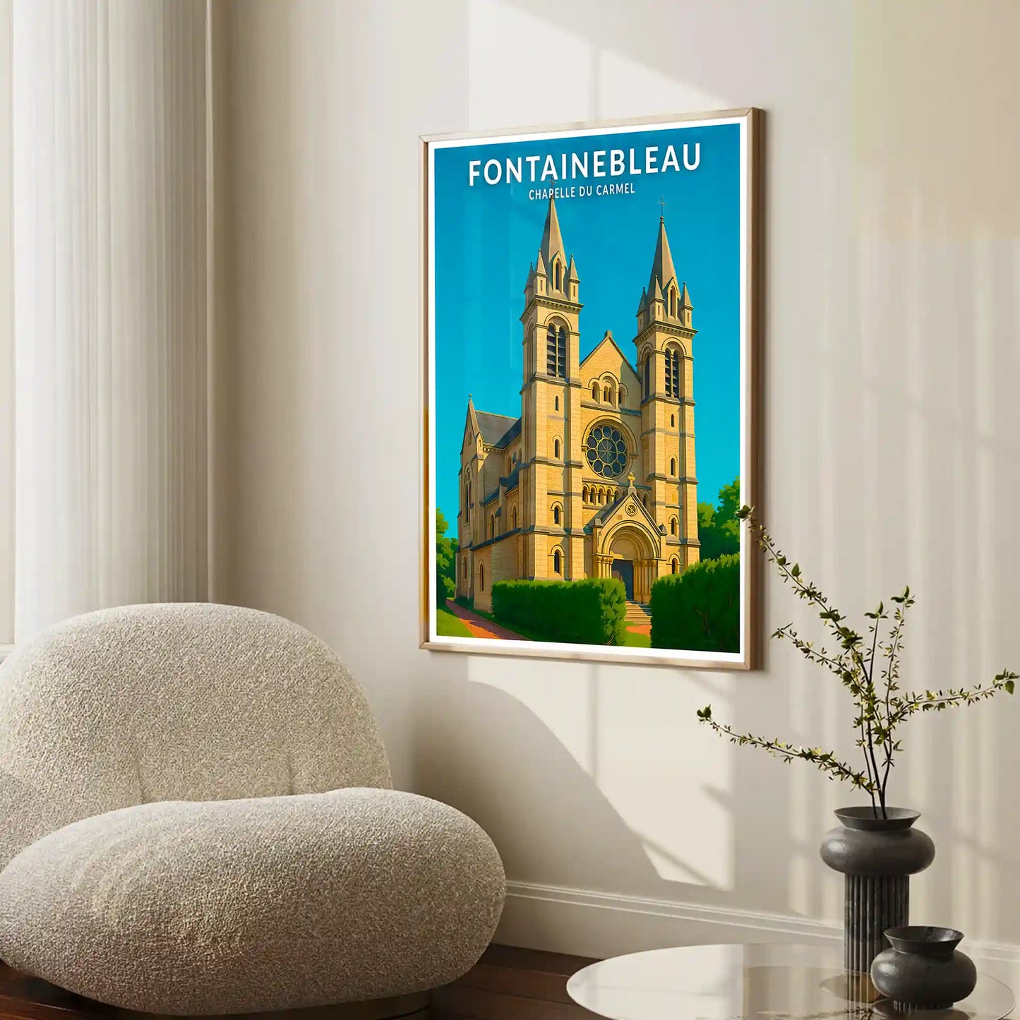 Affiche - Fontainebleau - Chapelle du Carmel