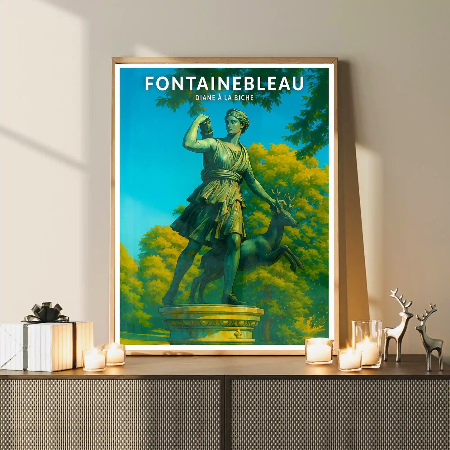 Affiche - Fontainebleau - Diane à la Biche