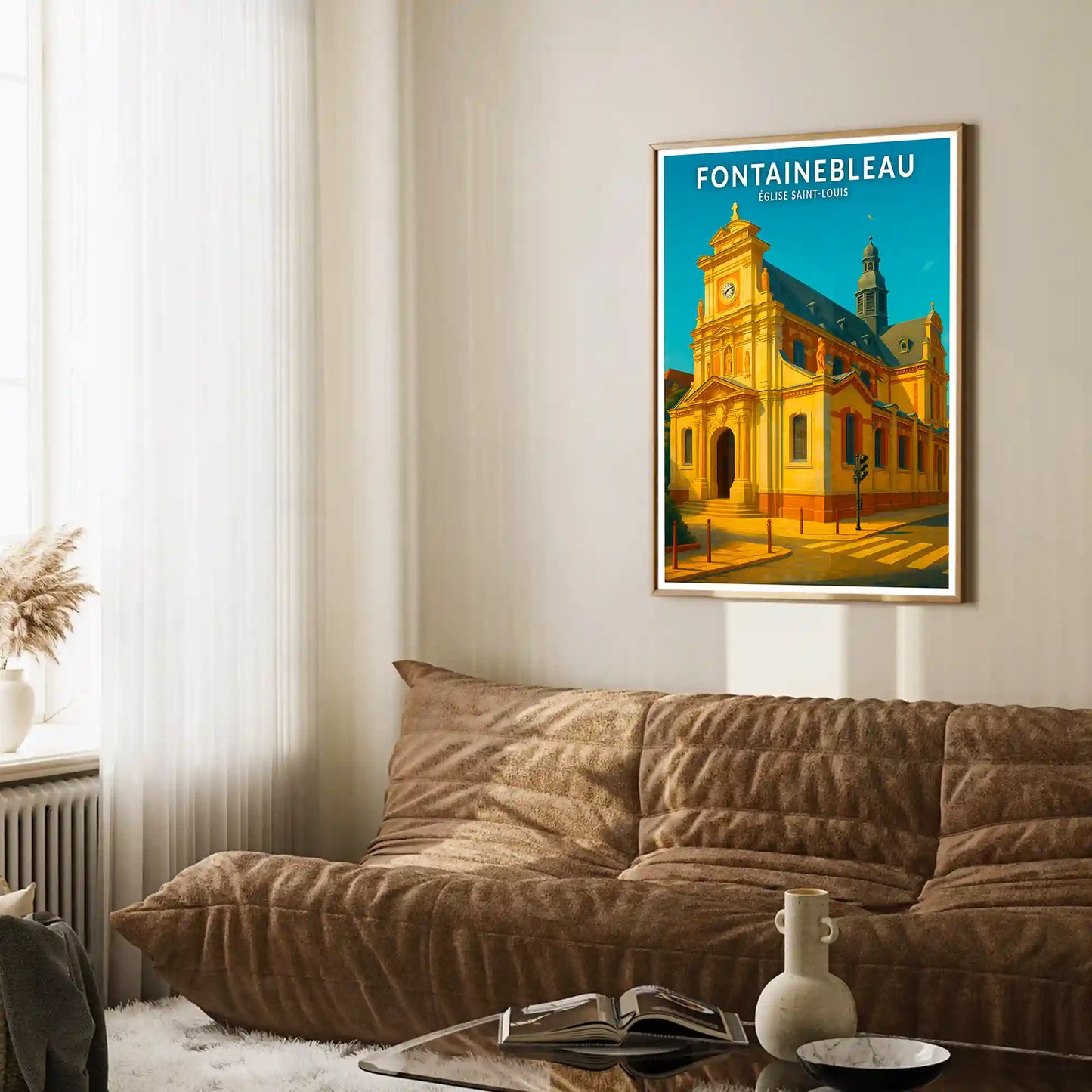 Affiche - Fontainebleau - Église Saint-Louis