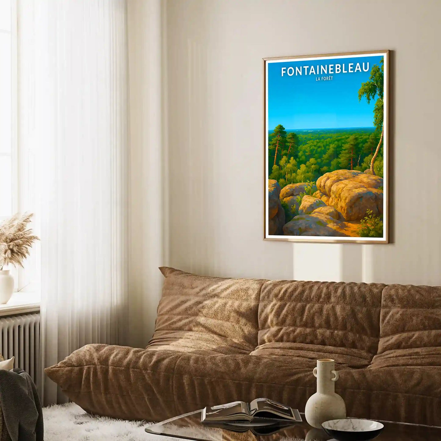 Affiche - Fontainebleau - La Forêt