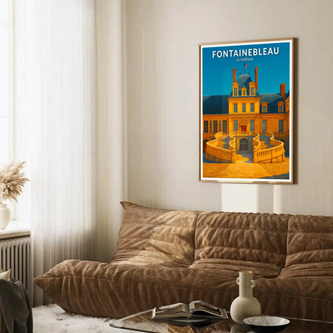 Affiche - Fontainebleau - Le Château