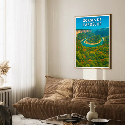Affiche - Gorges de l'Ardèche