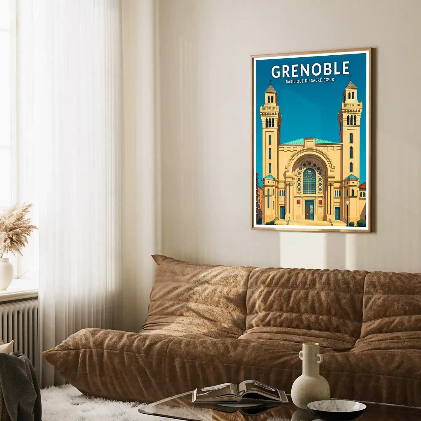 Affiche - Grenoble - Basilique du Sacré-Coeur