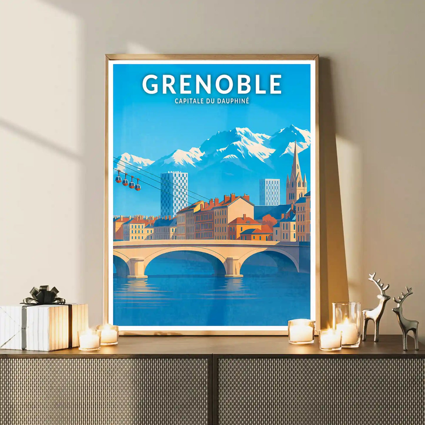 Affiche - Grenoble - Capitale du Dauphiné