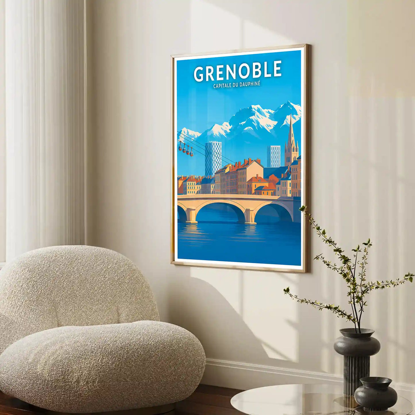 Affiche - Grenoble - Capitale du Dauphiné