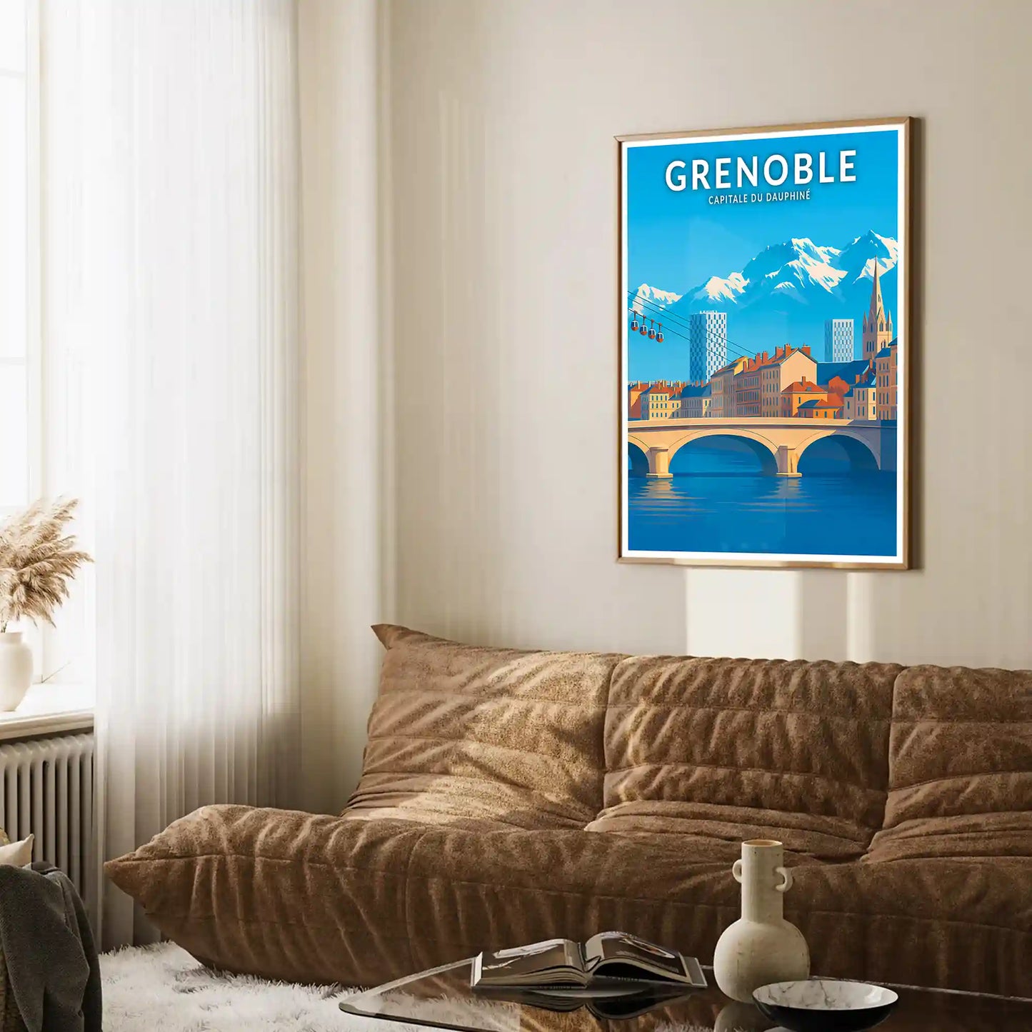 Affiche - Grenoble - Capitale du Dauphiné