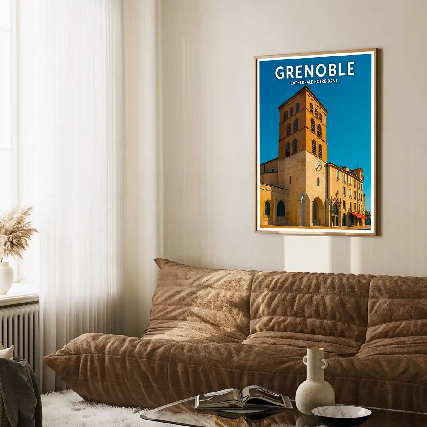 Affiche - Grenoble - Cathédrale Notre-Dame